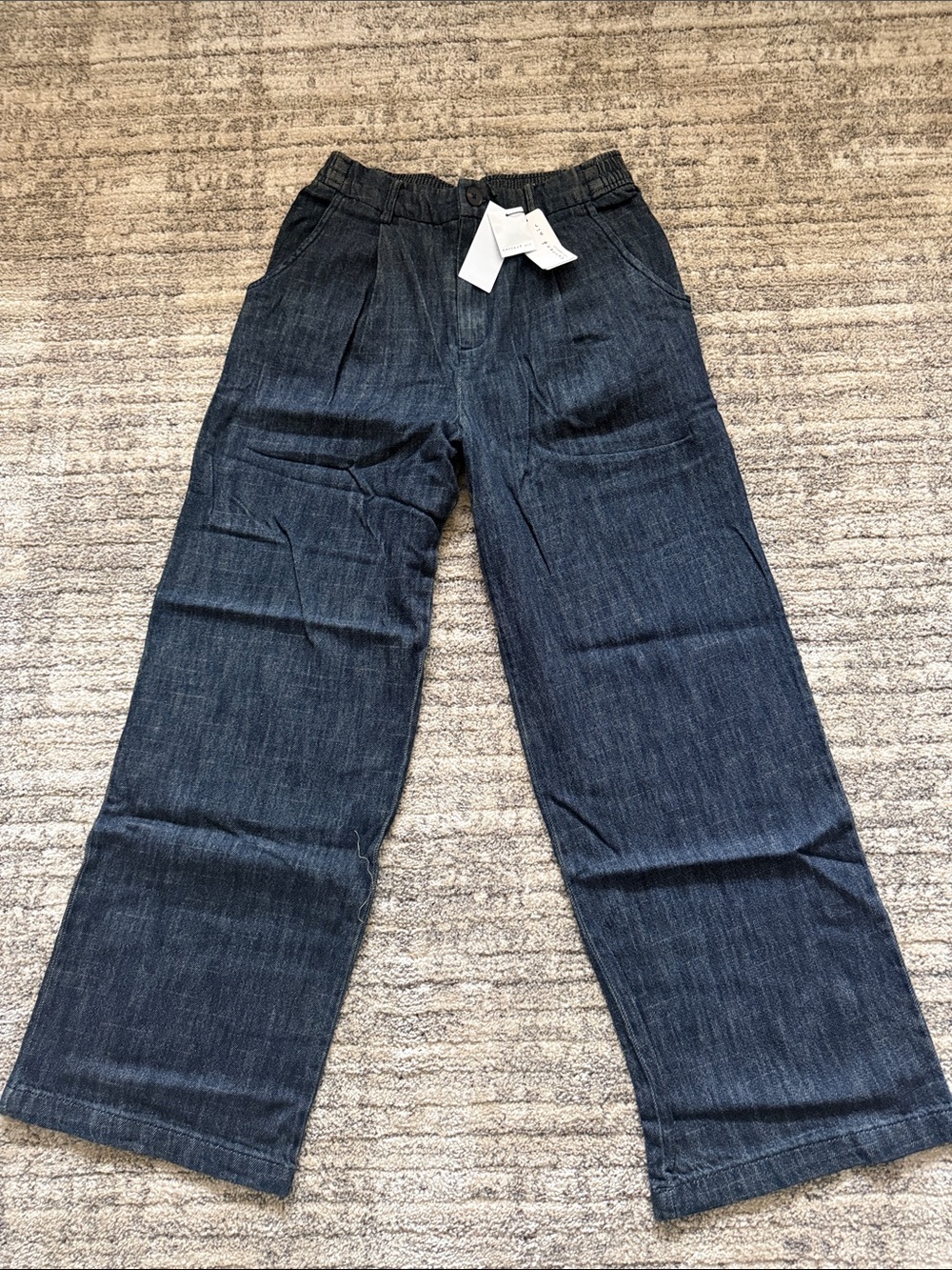 Women’s Dark Blue Straight-Leg Jeans — Classic Casual Style